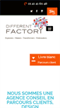 Mobile Screenshot of differentfactory.com